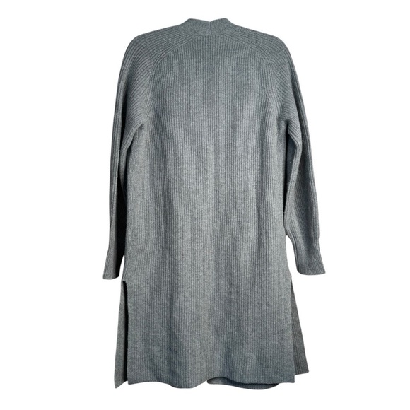 Polo Ralph Lauren Gray Wool Cashmere Open Front Women's Long Cardigan Size S - Picture 2 of 9